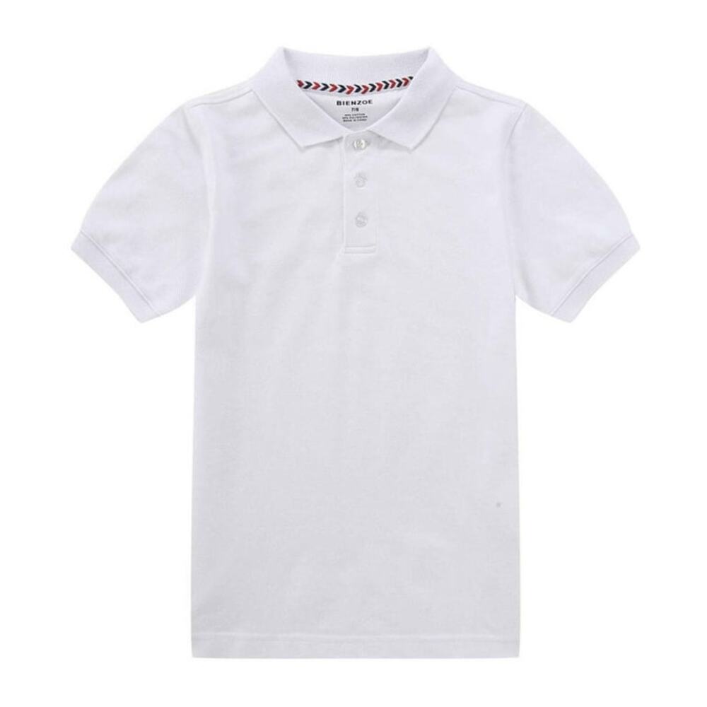 NWT Bienzoe Girl’s Short Sleeve Polo Shirt 6/6X